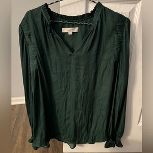 Loft long sleeve shirt top XL